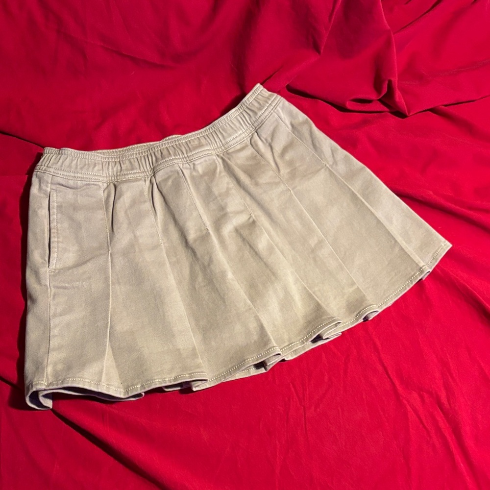Abercrombie Kids Tan Skirt uniform
